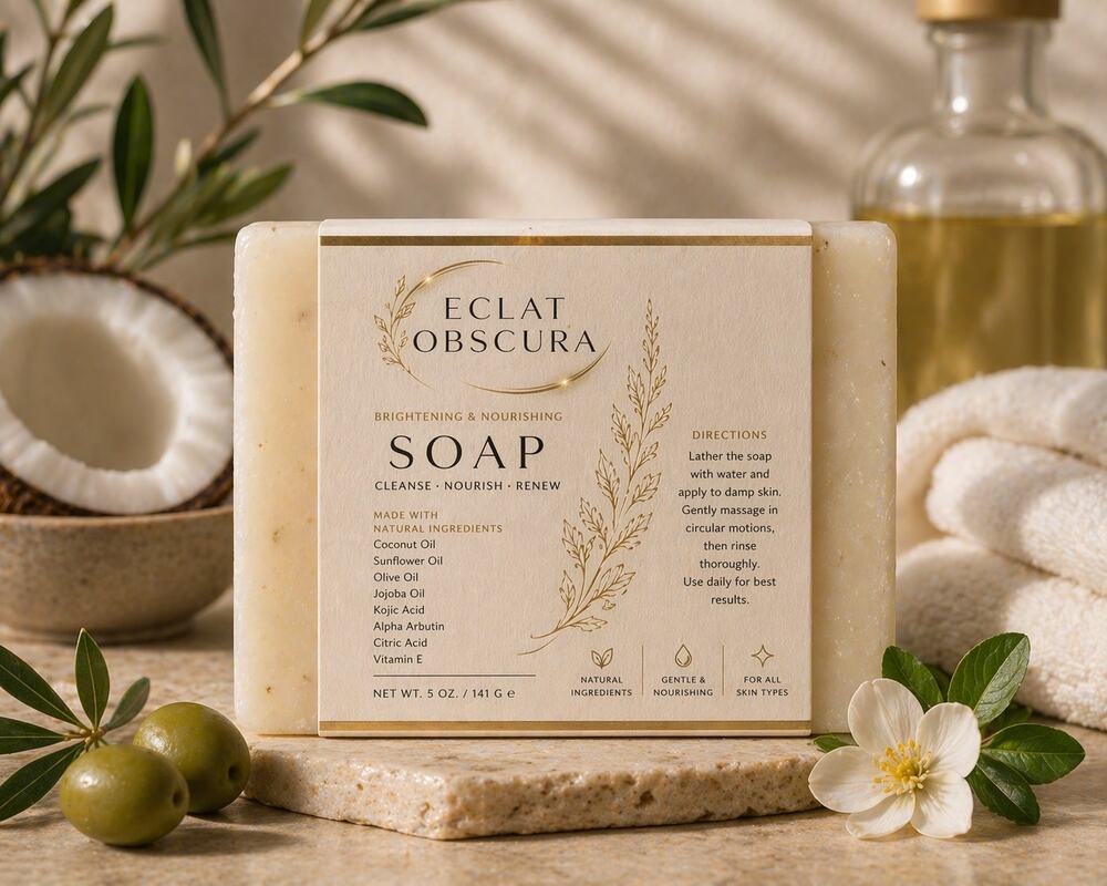ECLAT OBSCURA Brightening & Nourishing Natural Soap, All Skin Types